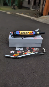 KNALPOT TSUKIGI STANDAR RACING JUPITER Z Z1 MX 135 VEGA R ZR RR CRYPTON ASTREA SUPRA REVO BLADE Dll