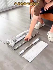 GREENSINDOOR 50CM Lazy Flat Mop Self Wringing Scrap Dry Cleaning Hand-Free Large Mop拖把神器免手洗