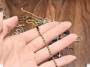 โซ่ไข่ปลา พวงกุญแจ สีเงิน 8-10-15ซม. (100เส้น/ถุง)โซ่ไข่ปลา โซ่พวงกุญแจ สีเงิน ยาว 8-10-15cm