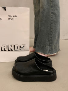 MIFULIAN | Thick Sole Leather Loafers Slip On