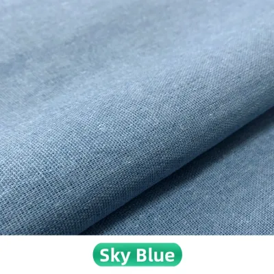 Solid Color Thickened Linen Fabric