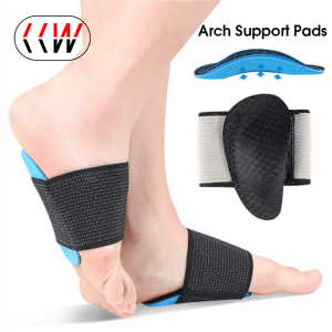 CCW 1Pair Foot Arch Support Pad Pain Relief Flat Feet Orthopedic Adjuster Foot Cushions Compression Heel Plantar Fasciitis Support Relief Plantar Fasciitis Sleeves Fallen Arches Men Women 065