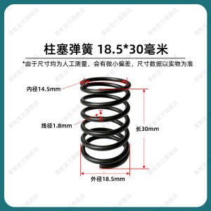 High Pressure Washer Machine Parts Spring 1812/1814/360/Piston Regulating Valve Micro Switch Spring Car Wash Gun Accessories