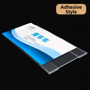 Transparent Acrylic Office Position Nameplate