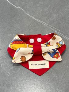 Adorable Pure Cotton Soft Pet Scarf Doggy Bandana Cute Kitty Necktie Pet Bandanna Collar for Dogs And Cats Saliva Towel