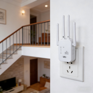 300Mbps WiFi Repeater 2.4G Wireless Signal Extender 802.11N Long Range WiFi Booster Amplifier Router Home Network Range Expander