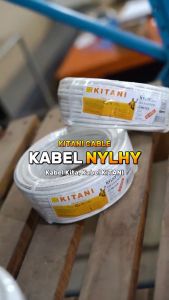 KITANI - NYLHY 3×0.5 mm² - 100 Meter -  Kabel Listrik Tembaga Serabut