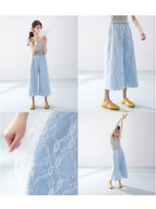 LOVESASAKIDS | Lace Splicing Design Fashion Individual Casual Pants