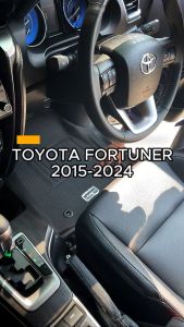 JUSTMATE TOYOTA พรมปูพื้นรถยนต์ FORTUNER 2015 - 2025 (Fullset)