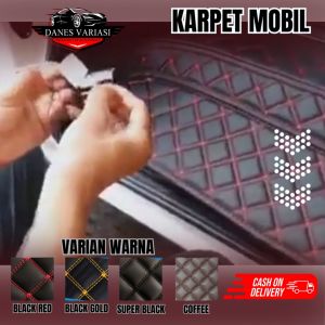 Karpet Mobil Custom Fit tipe Mobil Honda Brio 2011-2023 Full bagasi Karpet Mobil Merk Haima Fullset Bagasi Aksesories Interior Alas Cover Mobil Karpet dengan motif mewah elegan Bisa COD