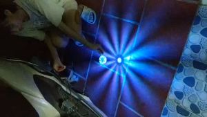 (Gía tốt) Đèn gầm 48 tia xe máy ô tô đèn led trang trí xe máy ô tô 12v - 80v cao câp mẫu mới