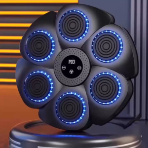 Music Bluetooth Music Intelligent Boxing Target Black Intelligent Music Boxing Machine Fitness Training Equipment Boxing