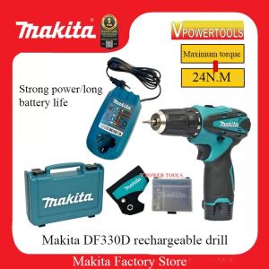 【COMPLETE KIT]】DF330 18V Cordless Drill/Driver 2-Speed (0-400/0-1500 RPM) 24-Pc Accessory Set | Hammer Function Malaysia Ready Stock