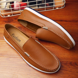 NUDANLAI | Breathable Casual Leather Shoes Soft Driving Shoes