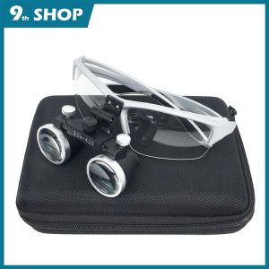 Dental Loupes 2.5X or 3.5X Flip-up Dental Magnifier Magnifying Glass with Glasses 320-420mm with Cloth Box