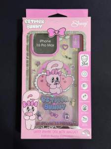 (Used/แท้💯) Apple sheep x Esther bunny Case Iphone16promax สีชมพู🩷