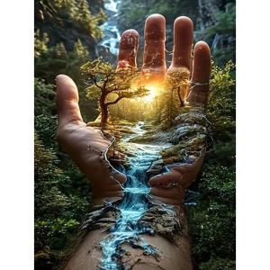 Jigsaw Puzzle for Adults 500/1000/1200/2000PCS Forest River Scenery Artwork Mindful Game Stress Relief Decor Gift