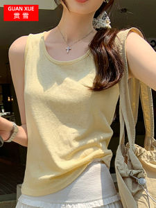 Áo Ba Lỗ Không Tay Pure Desire Thai Style Cool Spicy Wide Shoulder Dành Cho Nữ Mùa Xuân Hè Mới Ngoài Trời Áo Lót