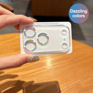 TAOYUNXI | For iPhone 17 Pro Max 17 Pro Glitter Bling Camera Lens Tempered Glass Protector Clear All-In-One Full Cover Lens Protective Film