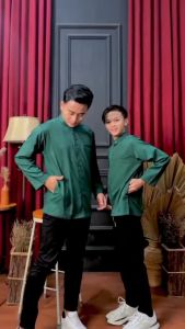 Koko haibah Polos Saku Samping Warna Putih Bahan Adem | Baju Koko Dewasa Terbaru Murah