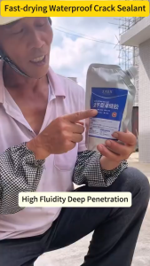 [Cepat kering dalam 10 detik] Lem dempul perbaikan retakan atap dan lantai 500g/Lem anti bocor atap / bahan anti air / lem khusus perbaikan kebocoran king/Rainy dragon quickdrying waterproofing  Caps