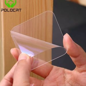 10pcs Non-marking Wall Sticker Bathroom Double Photo Hook Waterproof Viscose Tape