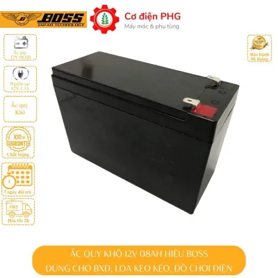 Ắc Quy pin 12V 8AH dùng cho bình phun thuốc trừ sâu loa kéo