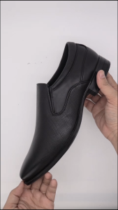 Perrieri Men Premium Oxfords Slip-On Formal Shoes (Black) - 83178