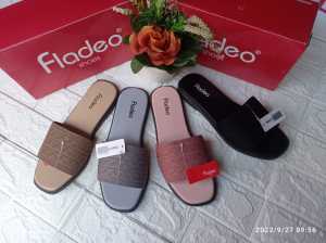 sandal fladeo teplek model rajut brand matahari
