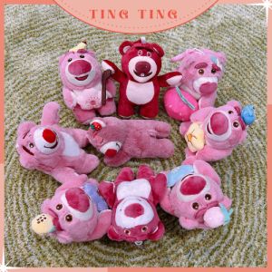 Móc khóa gấu Lotso tỏa hương thơm dịu dàng ngọt ngào Móc khóa túi xách họa tiết gấu dâu ngộ nghĩnh _ Ting Ting