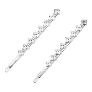DODOGOGO Crystal Side Hair Clip Sparkling Diamond Korean Style Full Drill Versatile Hair Accessories for Women Fashionable Hairpins