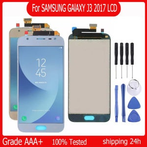 Super AMOLED LCD For SAMSUNG GAlAXY J3 2017 LCD Display Touch Screen Digitizer Assembly J330 J3 Pro J330F J330FN LCD Replacement