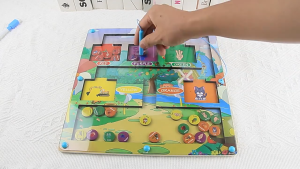 Montessori Education Magnet Color Picture Board Children Kids Toys