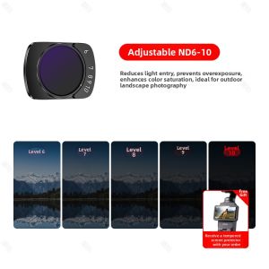 CHAOPAI | Ultraviolet CPL Polarizing ND Reducing Black Softening Wide Angle Lens Filter Kit