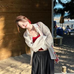 Áo Khoác Chống Nắng Mùa Hè Mỏng Rộng Rãi Cho Nữ Áo Khoác Cardigan Hở Kiểu Pháp Màu Trắng Thanh Lịch