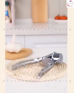 🇲🇾 Stainless Steel Manual Garlic Mincer Garlic Paste Mesin Pes Bawang Putih 不锈钢手动压蒜器蒜泥器