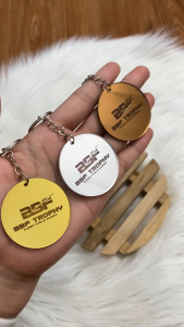 Gantungan Kunci Custom Ganci Akrilik Laser Engrave