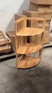 Kệ góc 3 tầng sau 38cm thanh dọc chắc chắn - kệ đa năng - Hàng lắp ráp - Ori House