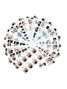 Super Junior 2025 Seasons Greeting One-Inch ID Photo Anime Themed Collectible Figurine Accessories Other Works ID Photo