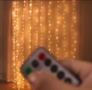 [CÓ ĐIỀU KHIỂN] Đèn LED 3x3m Thả Rèm Đèn Nháy điểm Thả Mành Thác Nước Trang Trí Decor Lễ tết noel sinh nhật