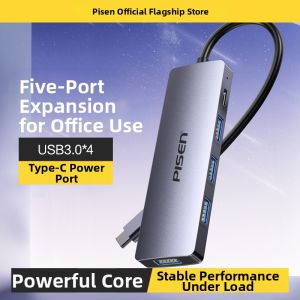 PISEN | USB Type-C Multi-Port Hub Data Transfer & Charging Adapter