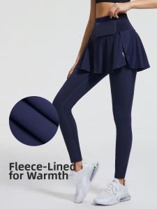 COSLEAF | Anti-peek Fleece Tight Workout Pants