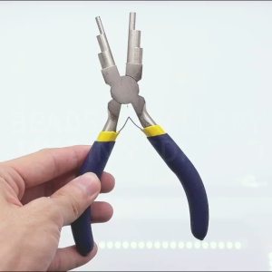 6 in 1 Bail Making Jewelry Plier 6 Inch Long Carbon Steel Alloy Round Nose Tool Wire Looping Bending Pliers