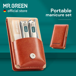 Mr.Green | MR.GREEN Portable Manicure Set Nail Clippers Travel Tools Kit Stainless Steel Gift Box For Friends Or Family