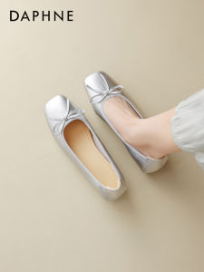 Daphne | Height Increasing Silver New Fall Casual Flats Womens Loafers