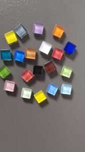 20pcs Mini Size 1cm Mixed Color Mosaic Beads Fridge Magnets DIY Kitchen Home Decoration Memo Board Refrigerator Sticker