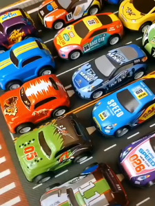 【Ready Stock】52Pcs Toy Mini Pull Back Car Model Multicolor Alloy Sport Racing Car Kids Gift