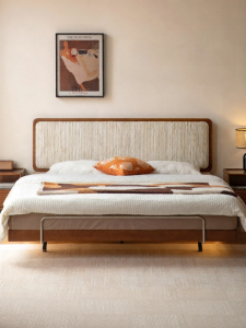 WEISHA | Master Bedroom Antique Style Soft Back Storage Bed 180cm
