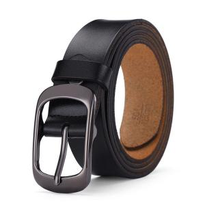 gumahus | Casual All-match Genuine Leather Belt With Retro Pin Buckle