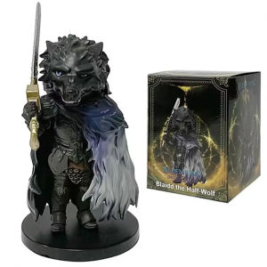 Bandai | Hot Game Figure Doll Q Version Character Wolf War Ghost Mei Linna Mini Elden Ring PVC Model Ornaments Toys Xmas Gifts In stock